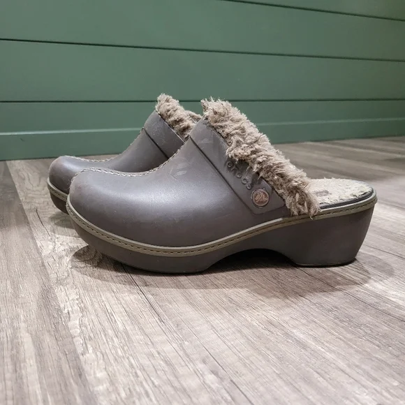 CROCS Shoes Lined Faux Fur Crocs Cobbler Clogs Poshmark